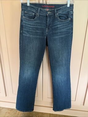 Lucky Brand Women's Dark Blue Boot Cut Sweet Mid Rise (8R)